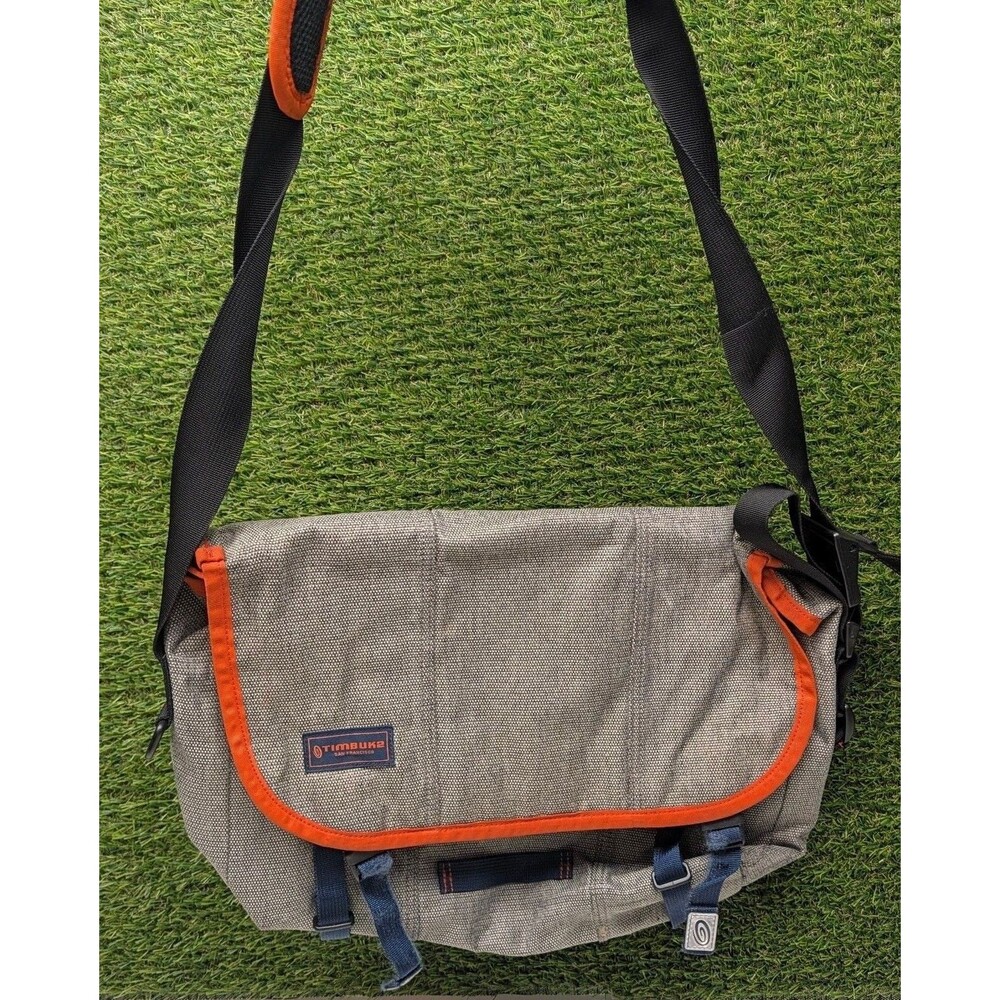 Timbuk2 Classic Messenger Bag Medium Gray Orange